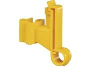 Patura Breitbandisolator gelb für T-Pfosten, Breitbänder bis 40 mm 25 St. Patura Breitbandisolator gelb für T-Pfosten, Breitbänder bis 40 mm 25 St.