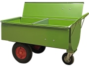 Growi® Mehlwagen mit Trennwand und Deckel 250 l Growi® Mehlwagen mit Trennwand und Deckel 250 l