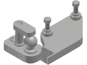 Rockinger Anbau links für Zwangslenkungen "RO825B" und "ROE74L" Rockinger Anbau links für Zwangslenkungen "RO825B" und "ROE74L"