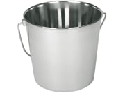 Kerbl Edelstahleimer 8,5 l, ohne Skalierung, innen und außen hochglanzpoliert, 29376 Kerbl Edelstahleimer 8,5 l, ohne Skalierung, innen und außen hochglanzpoliert, 29376