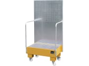 Bauer® Auffangwanne "LPW-60-2", für 2 x 60 l Fässer, lackiert, fahrbar, mit Gitterrost Bauer® Auffangwanne "LPW-60-2", für 2 x 60 l Fässer, lackiert, fahrbar, mit Gitterrost