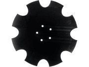 Eggenscheibe 460 x 6 mm, LK 105 mm, gewölbt, gezahnt, für Horsch Eggenscheibe 460 x 6 mm, LK 105 mm, gewölbt, gezahnt, für Horsch