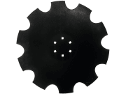 Eggenscheibe 510 x 5 mm, LK 100 mm, ZB Vierkant, 10 x 10 mm, gewölbt, gezahnt, für Kuhn Eggenscheibe 510 x 5 mm, LK 100 mm, ZB Vierkant, 10 x 10 mm, gewölbt, gezahnt, für Kuhn