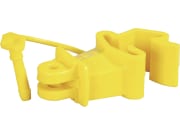 Patura Isolator für T-Pfosten, mit Stift, für Draht, Litze, Seil, gelb, 25 St/Pak Patura Isolator für T-Pfosten, mit Stift, für Draht, Litze, Seil, gelb, 25 St/Pak