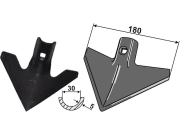 Industriehof® Gänsefußschar 180 x 5 mm, universal, 1.10.133 Industriehof® Gänsefußschar 180 x 5 mm, universal, 1.10.133