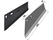 Industriehof® Scharflügel links, 260 mm für Sicam/Rau, 101.RAU-02L Industriehof® Scharflügel links, 260 mm für Sicam/Rau, 101.RAU-02L