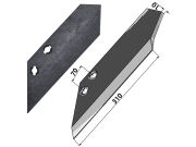 Industriehof® Scharflügel links, 310 mm für Pöttinger Grubber Synkro, 101.LAN-02L Industriehof® Scharflügel links, 310 mm für Pöttinger Grubber Synkro, 101.LAN-02L