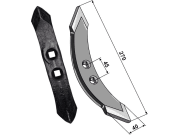 Industriehof® Spitzschar 270 x 40 mm universal für G-Blattfederzinken und Schwergrubberstiele, 101.30.5101 Industriehof® Spitzschar 270 x 40 mm universal für G-Blattfederzinken und Schwergrubberstiele, 101.30.5101