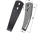 Scharspitze 80 x 14 mm mit Hartmetallplatte für Pöttinger Scharspitze 80 x 14 mm mit Hartmetallplatte für Pöttinger