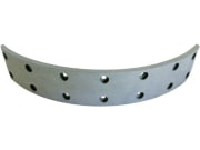 Bremsbelag, 335 x 60 x 7 mm, Ø 350 mm, Bohrungen 14, für Deutz-Fahr, Hanomag, Hela, Perrot, Schlüter Bremsbelag, 335 x 60 x 7 mm, Ø 350 mm, Bohrungen 14, für Deutz-Fahr, Hanomag, Hela, Perrot, Schlüter