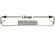 Feder, 155 mm, für Bremsbacke BPW, Peitz, 1 St./Rad Feder, 155 mm, für Bremsbacke BPW, Peitz, 1 St./Rad