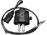 Einhebelsteuerventil dw/dw, 100 l/min, Einhebelsteuerung mit 2 Seilzügen 2.000mm Einhebelsteuerventil dw/dw, 100 l/min, Einhebelsteuerung mit 2 Seilzügen 2.000mm