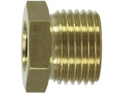 Gewindenippel 1/4" IG - 1/2" AG Messing Gewindenippel 1/4" IG - 1/2" AG Messing