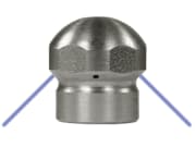 Rohrreinigungsdüse "ST-49", 1/8" IG, Düsengröße 06, Ø 15 mm, ohne Frontbohrung Rohrreinigungsdüse "ST-49", 1/8" IG, Düsengröße 06, Ø 15 mm, ohne Frontbohrung
