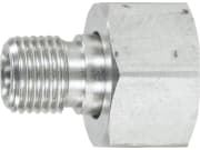Gewindenippel 1/4" AG - M 18 IG, Edelstahl, 2-teilig Gewindenippel 1/4" AG - M 18 IG, Edelstahl, 2-teilig