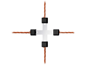 Ako Litzenkreuzverbinder "Litzclip®", 442014/056 Ako Litzenkreuzverbinder "Litzclip®", 442014/056