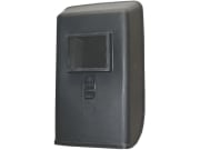 Freisicht-Schutzschild aus PP (Polypropylen), eingespritzt, schwarz, Filterkassette 110 x 90 mm, ohne Gläser Freisicht-Schutzschild aus PP (Polypropylen), eingespritzt, schwarz, Filterkassette 110 x 90 mm, ohne Gläser
