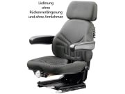 Grammer Traktorsitz "Universo® Basic Plus", mechanisch gefedert, High-Performance-Stoff, anthrazit/grün/silber Grammer Traktorsitz "Universo® Basic Plus", mechanisch gefedert, High-Performance-Stoff, anthrazit/grün/silber