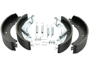 Bremsbackensatz, Typ 203216-47, 203,4 x 40 mm, mit Rückfahrmechanismus, für Knott Bremsbackensatz, Typ 203216-47, 203,4 x 40 mm, mit Rückfahrmechanismus, für Knott