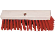 Straßenbesen "Kompakt" 42 cm, Elastan, rot, Rücken Holz, mit Bohrung, 29475 Straßenbesen "Kompakt" 42 cm, Elastan, rot, Rücken Holz, mit Bohrung, 29475