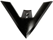 Frank Gänsefußschar 420 x 8 mm, Abstand Bohrungen 44,5 mm, gehärtet, für universal Frank Gänsefußschar 420 x 8 mm, Abstand Bohrungen 44,5 mm, gehärtet, für universal