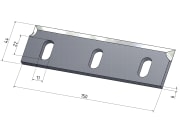 MWS Hackmesser, 150 x 44 x 6,3 mm, für Neuhauser MWS Hackmesser, 150 x 44 x 6,3 mm, für Neuhauser