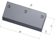 MWS Hackmesser, 200 x 75 x 13 mm, für Tünnissen TS 300 MWS Hackmesser, 200 x 75 x 13 mm, für Tünnissen TS 300