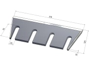 MWS Hackmesser, 319 x 125 x 10 mm, für Tünnissen TS 431 MWS Hackmesser, 319 x 125 x 10 mm, für Tünnissen TS 431