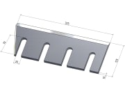 MWS Hackmesser, 330 x 125 x 10 mm, für Tünnissen TS 426-431 MWS Hackmesser, 330 x 125 x 10 mm, für Tünnissen TS 426-431