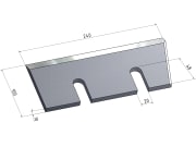 MWS Hackmesser, 240 x 100 x 10 mm, für Tünnissen TS 220-222 (Euroline 180) MWS Hackmesser, 240 x 100 x 10 mm, für Tünnissen TS 220-222 (Euroline 180)