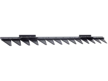 ESM Mähmesser 71 cm, Universal-S-Klappbalken, glatte, schmale Klingen, ohne Verstärkungsleiste, für Agria ESM Mähmesser 71 cm, Universal-S-Klappbalken, glatte, schmale Klingen, ohne Verstärkungsleiste, für Agria