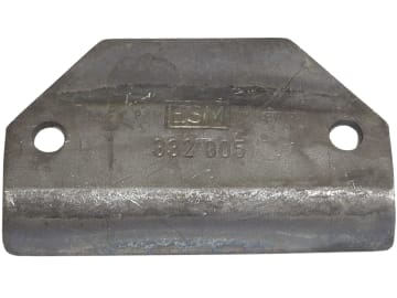 Führungsleiste für Fingerbalken mit breiter Klinge, Bohrungen 2 für Agria, ESM Führungsleiste für Fingerbalken mit breiter Klinge, Bohrungen 2 für Agria, ESM