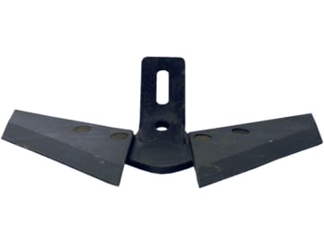 Frank Flügelschar, 350/370/420/450 mm, Abstand Bohrungen 45 – 75 mm, universal für Grubber Frank Flügelschar, 350/370/420/450 mm, Abstand Bohrungen 45 – 75 mm, universal für Grubber