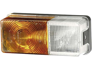 Hella® Blink- und Positionsleuchte eckig, vorn links/rechts, 170 x 75 x 62 mm, Befestigung Anbau; 2 x Schraube M 5, 2BE 002 582-031 Hella® Blink- und Positionsleuchte eckig, vorn links/rechts, 170 x 75 x 62 mm, Befestigung Anbau; 2 x Schraube M 5, 2BE 002 582-031