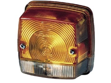 Hella® Blink- und Positionsleuchte eckig, vorn links/rechts, 84 x 84 x 51 mm, Befestigung Anbau; 2 St. Schraube M 4, 2BE 003 014-251 Hella® Blink- und Positionsleuchte eckig, vorn links/rechts, 84 x 84 x 51 mm, Befestigung Anbau; 2 St. Schraube M 4, 2BE 003 014-251