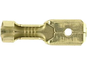 Herth + Buss Flachstecker 6,3 x 0,8 mm, Kabel 1 – 2,5 mm², Messing blank, mit Rastpunkten, , 50 251 521 Herth + Buss Flachstecker 6,3 x 0,8 mm, Kabel 1 – 2,5 mm², Messing blank, mit Rastpunkten, , 50 251 521