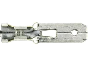 Herth + Buss Flachstecker 6,3 x 0,8 mm, Kabel 4 – 6 mm², Messing verzinnt, mit Rastnase und Rastpunkten, 50 251 524 Herth + Buss Flachstecker 6,3 x 0,8 mm, Kabel 4 – 6 mm², Messing verzinnt, mit Rastnase und Rastpunkten, 50 251 524
