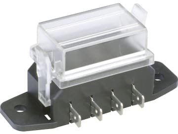 Herth + Buss Sicherungsdose 79 x 37 x 46 mm, 4-polig, Aufbau für Flachstecksicherungen "Standard", 50 300 424 Herth + Buss Sicherungsdose 79 x 37 x 46 mm, 4-polig, Aufbau für Flachstecksicherungen "Standard", 50 300 424