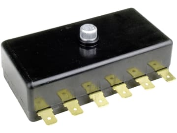 Herth + Buss Sicherungsdose 6-polig, mit Flachsteckanschluss für Torpedosicherungen, 50 300 615 Herth + Buss Sicherungsdose 6-polig, mit Flachsteckanschluss für Torpedosicherungen, 50 300 615