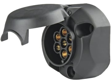 Herth + Buss Steckdose 7-polig, 6 – 12 V, Schraubanschluss, Kunststoff, DIN ISO 1724, 51 305 127 Herth + Buss Steckdose 7-polig, 6 – 12 V, Schraubanschluss, Kunststoff, DIN ISO 1724, 51 305 127