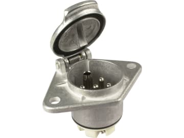 Herth + Buss Steckdose "S-Typ", 7-polig, 24 V, Schraubanschluss, Aluminium, 51 305 284 Herth + Buss Steckdose "S-Typ", 7-polig, 24 V, Schraubanschluss, Aluminium, 51 305 284