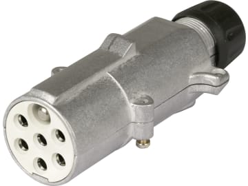 Herth + Buss Stecker 24 V, 7-polig, Schraubanschluss, Aluminium, 51 305 584 Herth + Buss Stecker 24 V, 7-polig, Schraubanschluss, Aluminium, 51 305 584