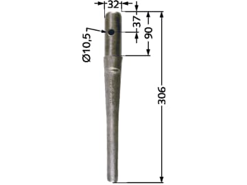 Industriehof® Kreiseleggenzinken links/rechts, 306 mm, für Breviglieri, Schmotzer, RH-34 Industriehof® Kreiseleggenzinken links/rechts, 306 mm, für Breviglieri, Schmotzer, RH-34