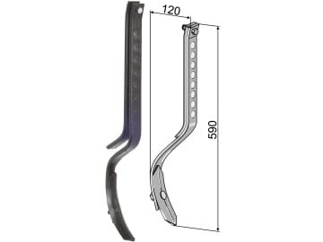 Industriehof® Spurlockerzinken 590 x 10 x 32 mm mit Schar, für universal, 10.5016 Industriehof® Spurlockerzinken 590 x 10 x 32 mm mit Schar, für universal, 10.5016