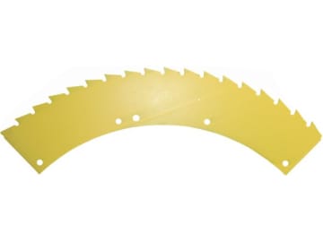 MWS Sägemesser links/rechts, große Trommel, gelb, 415 x 100 x 3,5 mm, Drehrichtung links/rechts, Laserbeschichtung für Kemper M4500, 445, Vergl. Nr. 66.035 MWS Sägemesser links/rechts, große Trommel, gelb, 415 x 100 x 3,5 mm, Drehrichtung links/rechts, Laserbeschichtung für Kemper M4500, 445, Vergl. Nr. 66.035
