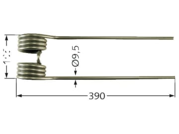 Kreiselheuerzinken links/rechts 390 x 110 x 9,5 mm für Kuhn Kreiselheuer GF 22, 24 T, 440 SP-T, 3701, 4000 T-M, 4201 MH, 5000, 5000 MAH, 5001, 6000 MH, 6001 MH, 6301, 6301 MH, 6301 MOH, 7000 T, 7001 T, GRS 21 Kreiselheuerzinken links/rechts 390 x 110 x 9,5 mm für Kuhn Kreiselheuer GF 22, 24 T, 440 SP-T, 3701, 4000 T-M, 4201 MH, 5000, 5000 MAH, 5001, 6000 MH, 6001 MH, 6301, 6301 MH, 6301 MOH, 7000 T, 7001 T, GRS 21