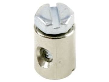 Schraubnippel Ø Schaft 7 mm, Länge 9 mm, montiert, mit Sechskantschraube M 4 x 7 Schraubnippel Ø Schaft 7 mm, Länge 9 mm, montiert, mit Sechskantschraube M 4 x 7