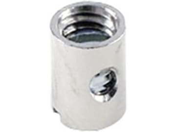 Schraubnippel Ø Schaft 5 mm, Länge 7 mm; 9,5 mm, montiert, mit Gewindestift M 4 x 4 Schraubnippel Ø Schaft 5 mm, Länge 7 mm; 9,5 mm, montiert, mit Gewindestift M 4 x 4