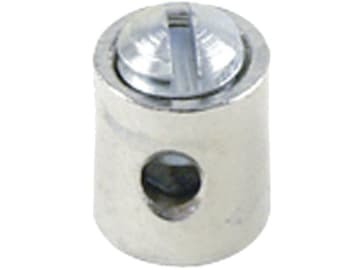 Schraubnippel Ø Schaft 5,5 mm, Länge 6 mm; 8,5 mm, montiert, mit Gewindestift M 4 x 5 Schraubnippel Ø Schaft 5,5 mm, Länge 6 mm; 8,5 mm, montiert, mit Gewindestift M 4 x 5