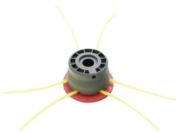 Fadenkopf mit 6 Schneidfäden, Ø Faden 3 mm, Kunststoff, Motortrimmer bis 33 cm³ Fadenkopf mit 6 Schneidfäden, Ø Faden 3 mm, Kunststoff, Motortrimmer bis 33 cm³